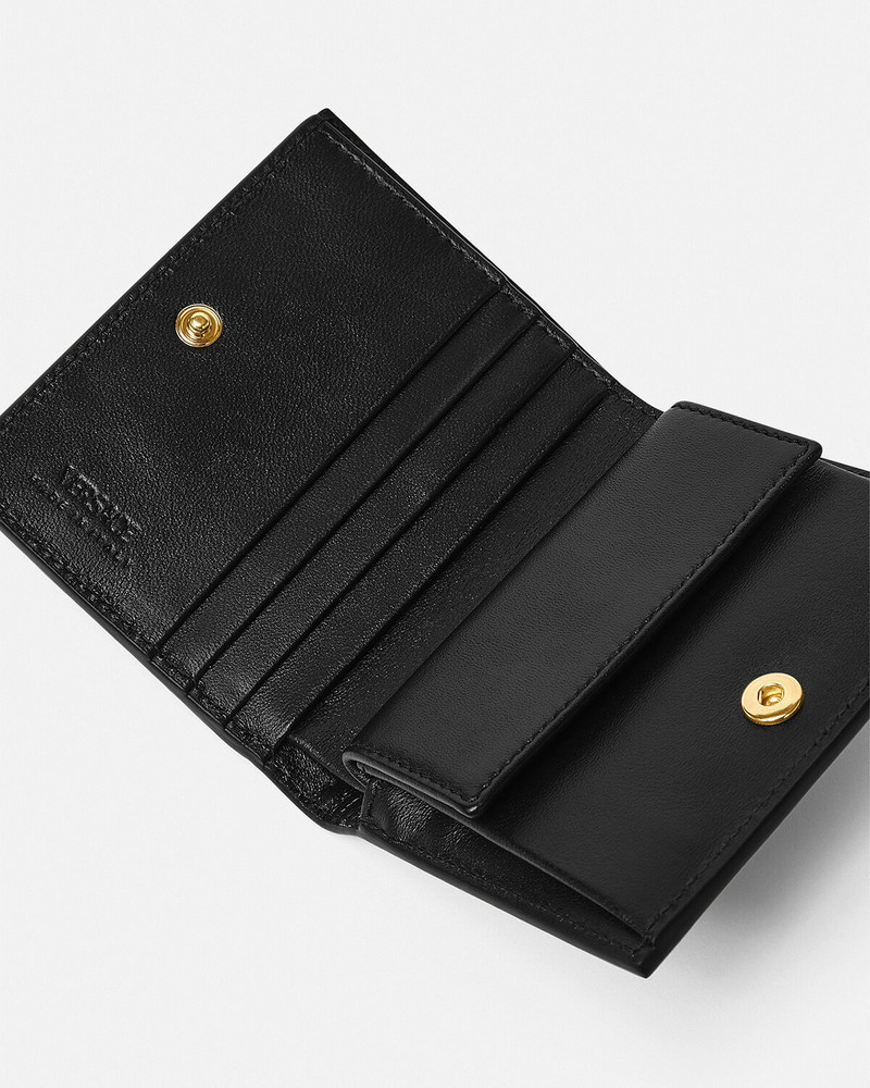 VERSACE Croc-Effect Greca Goddess Wallet outlook