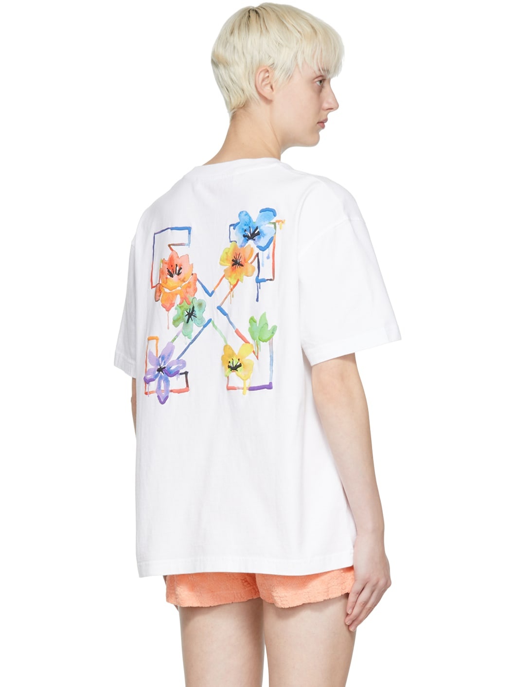 White Cotton T-Shirt - 3