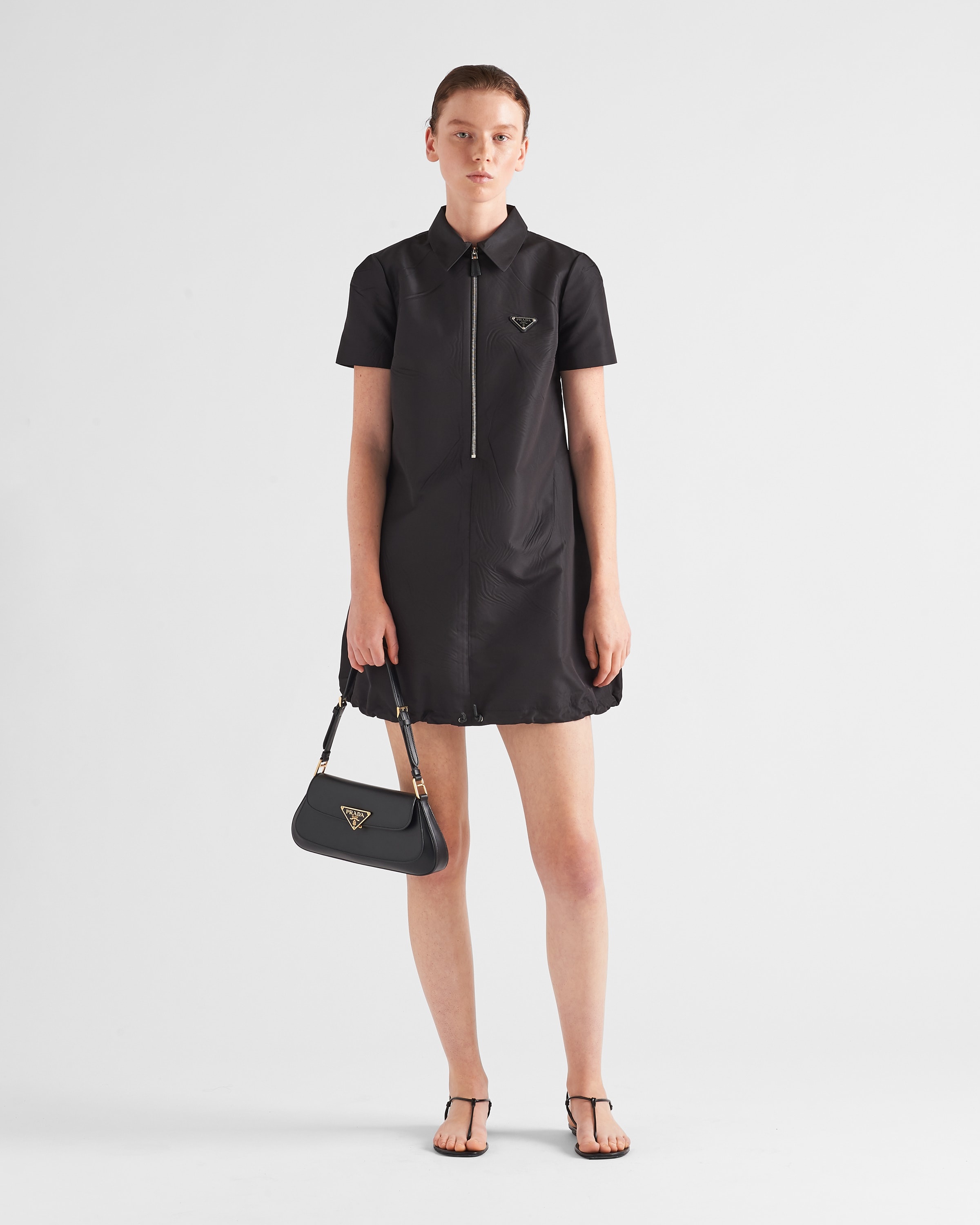 【プラダ・PRADA】Faille minidress Prada Faille minidress | REVERSIBLE