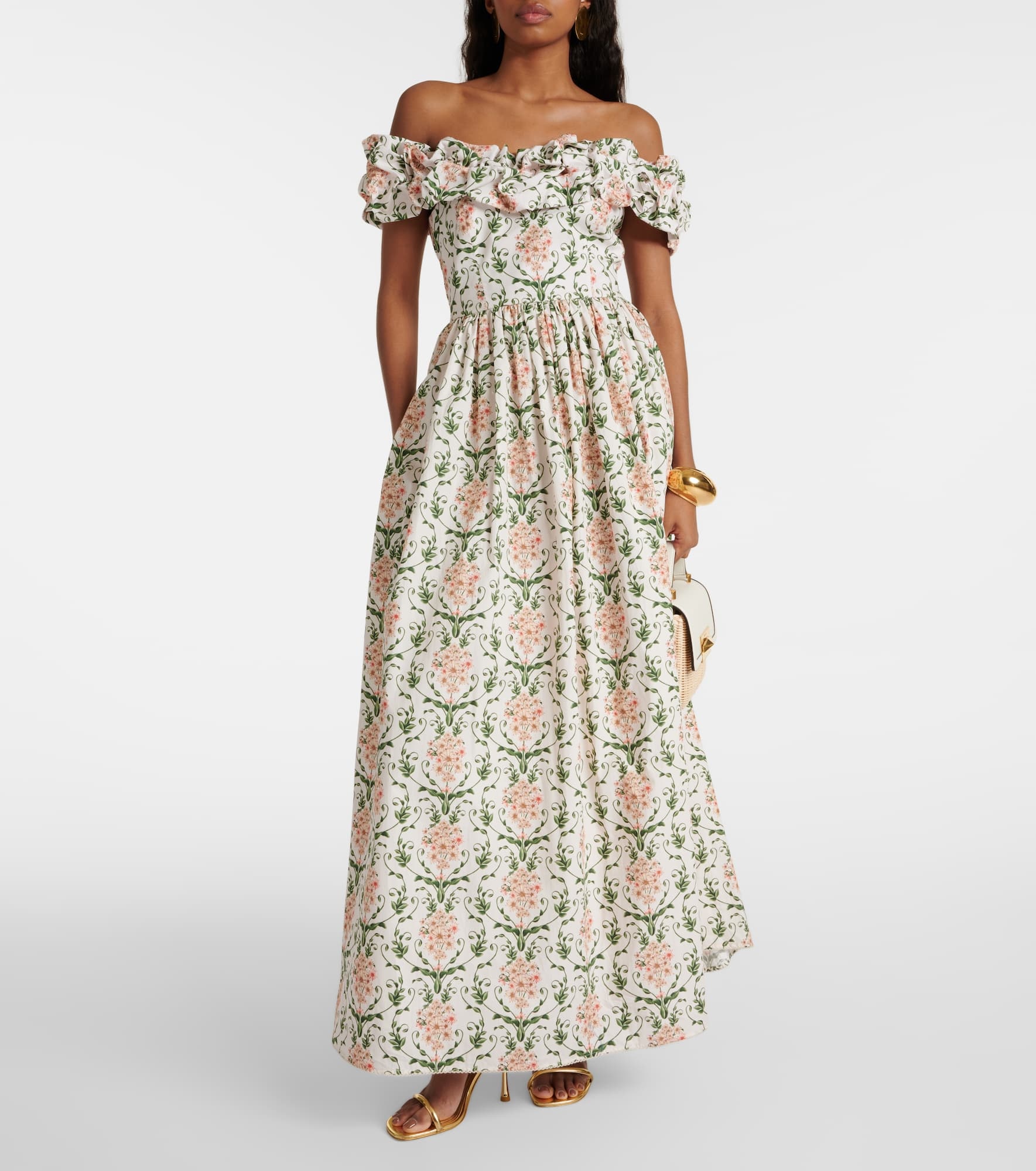 Espliego cotton floral maxi dress - 2