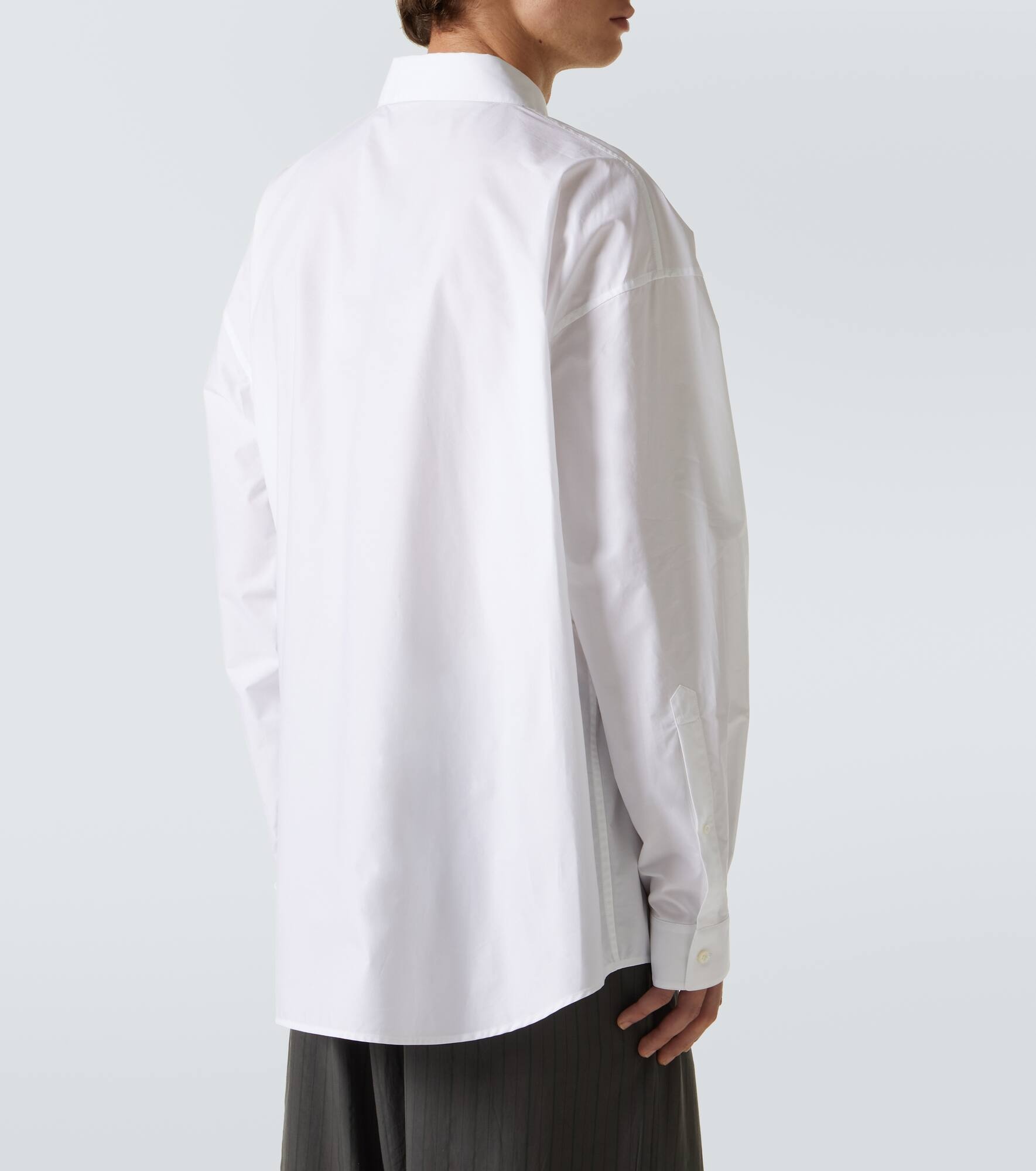 Oversized cotton shirt - 4