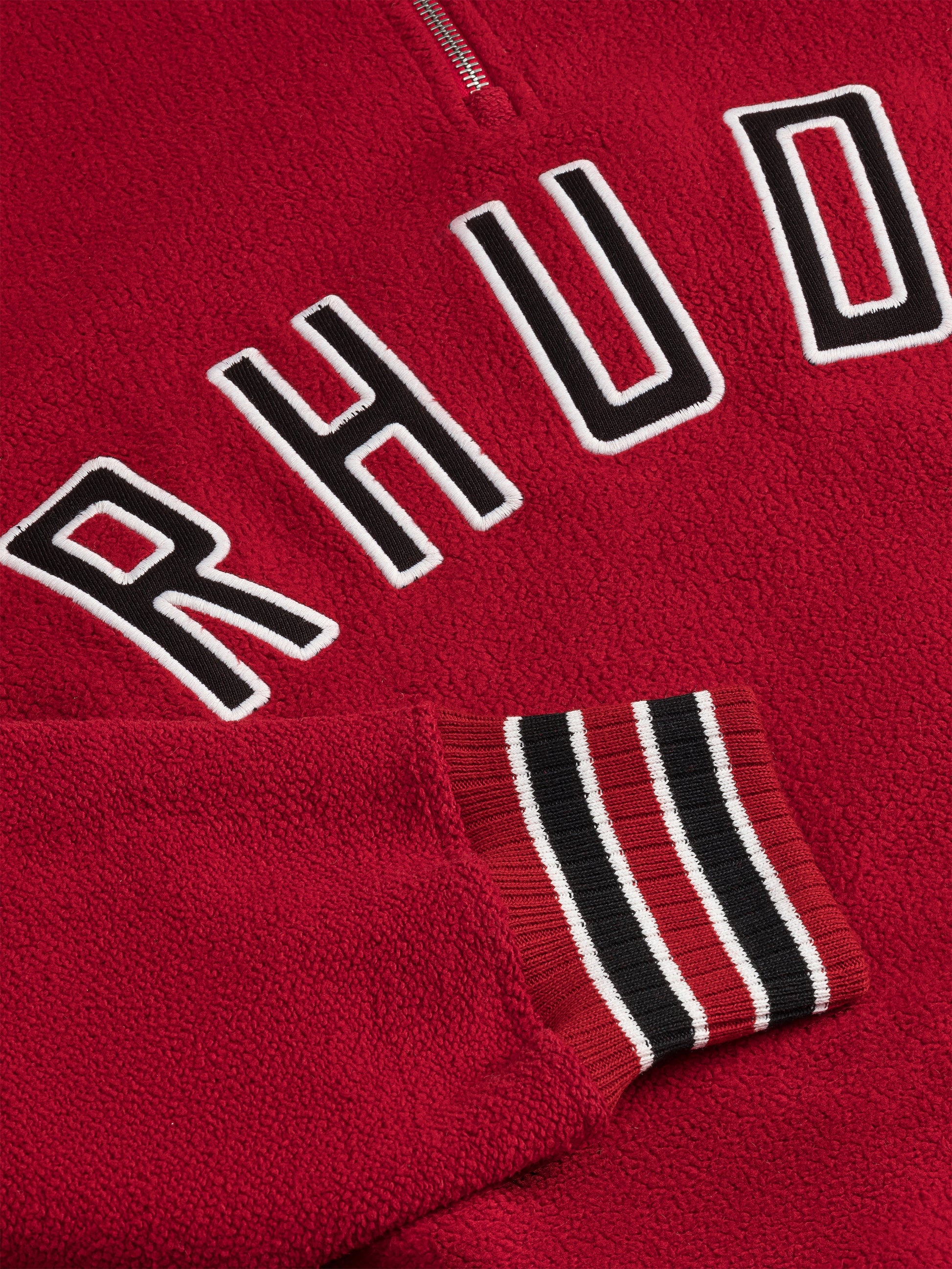 RHUDE QUARTER-ZIP VARSITY - 3