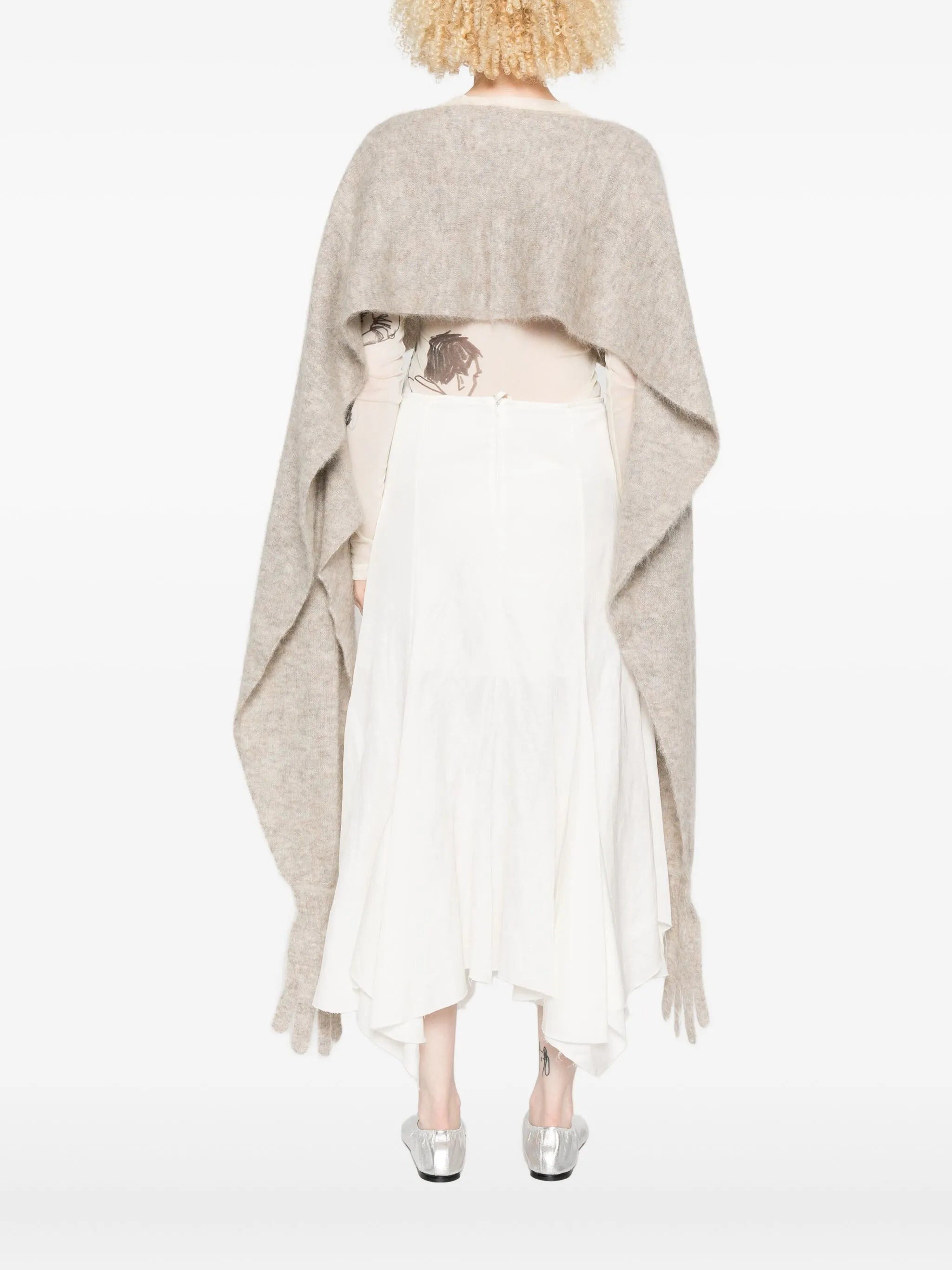 Moschino Brushed-finish Cape - 2
