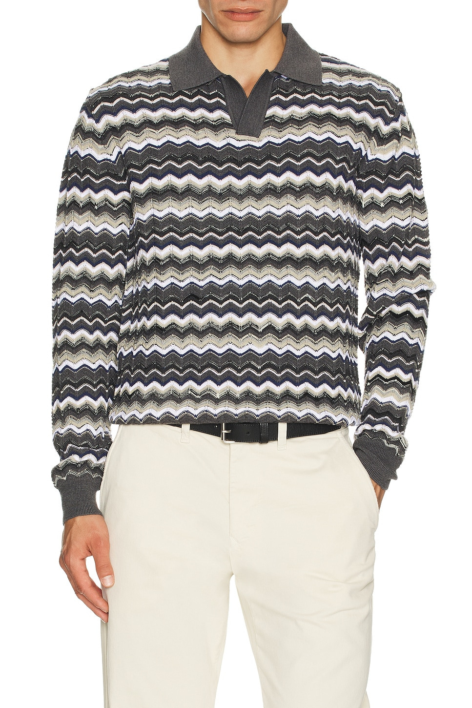 Long Sleeve Polo - 4