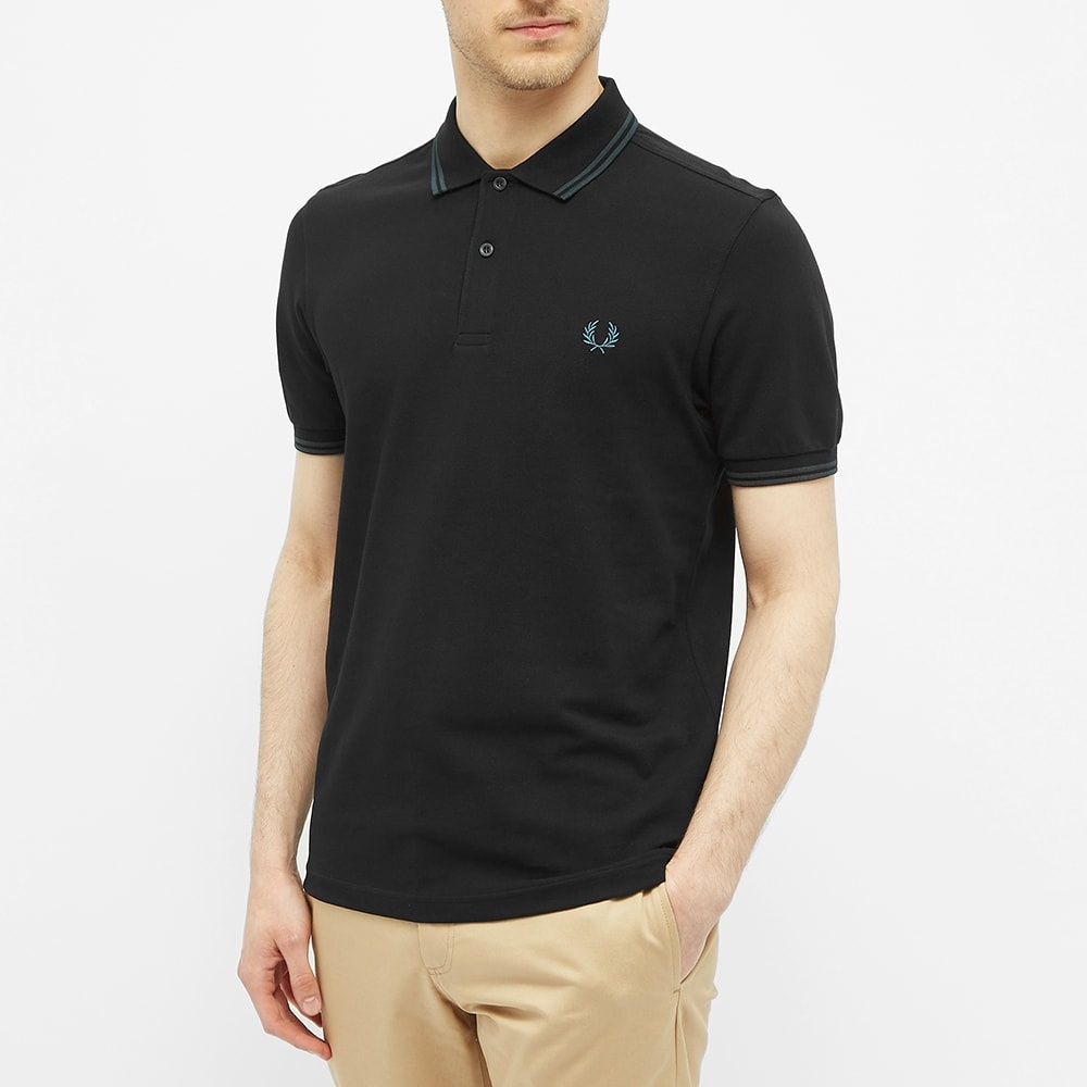 Fred Perry Authentic Slim Fit Twin Tipped Polo - 4