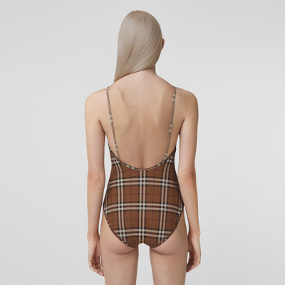 Burberry Check Swimsuit outlook