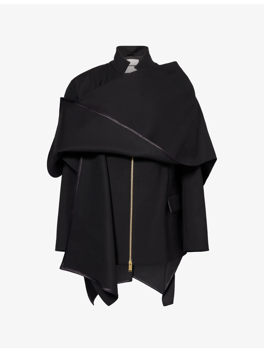 Robin Detachable Cape Wool Blazer Jacket - 1