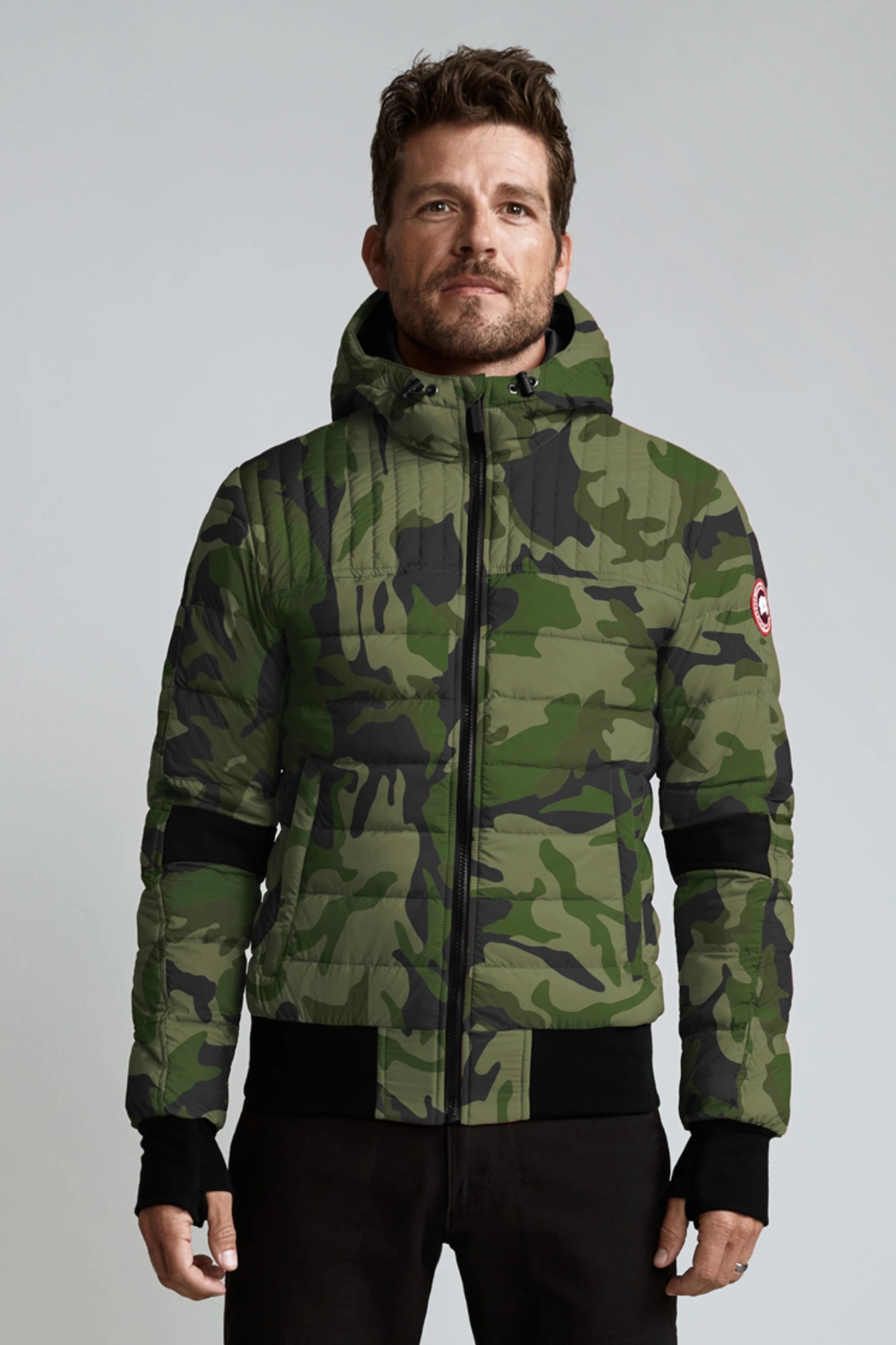 MEN'S CABRI DOWN HOODY PRINT - 2