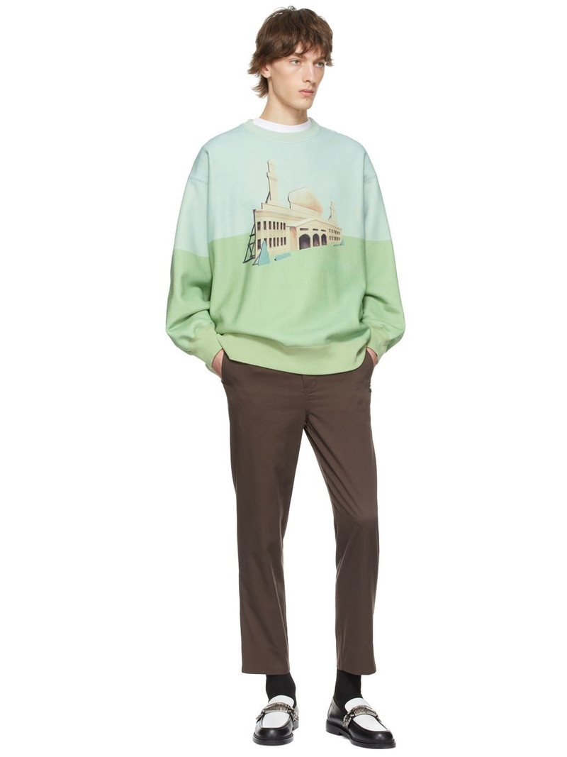 UNDERCOVER Green Cotton Sweatshirt outlook