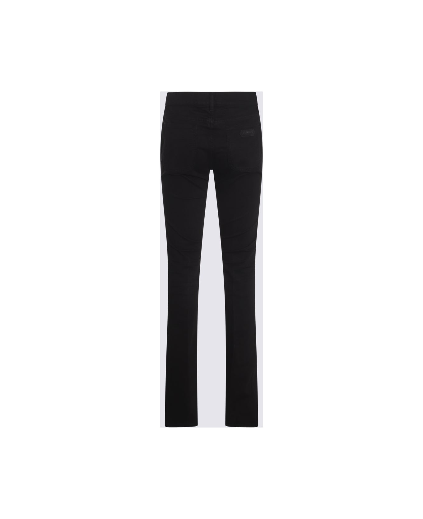 Black Cotton Pants - 2