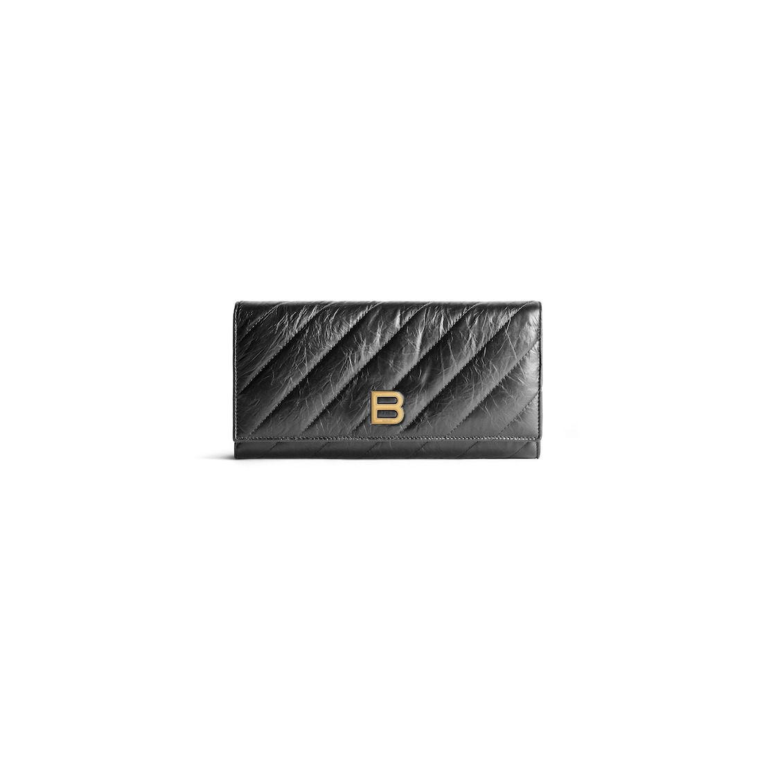 Women's Crush Wallet On Chain Quilted  in Black - 5
