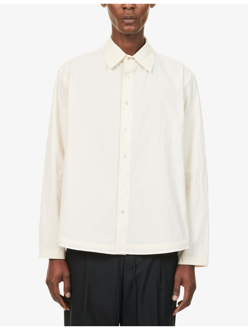 Boxy-Fit Utility Cotton-Blend Shirt 3