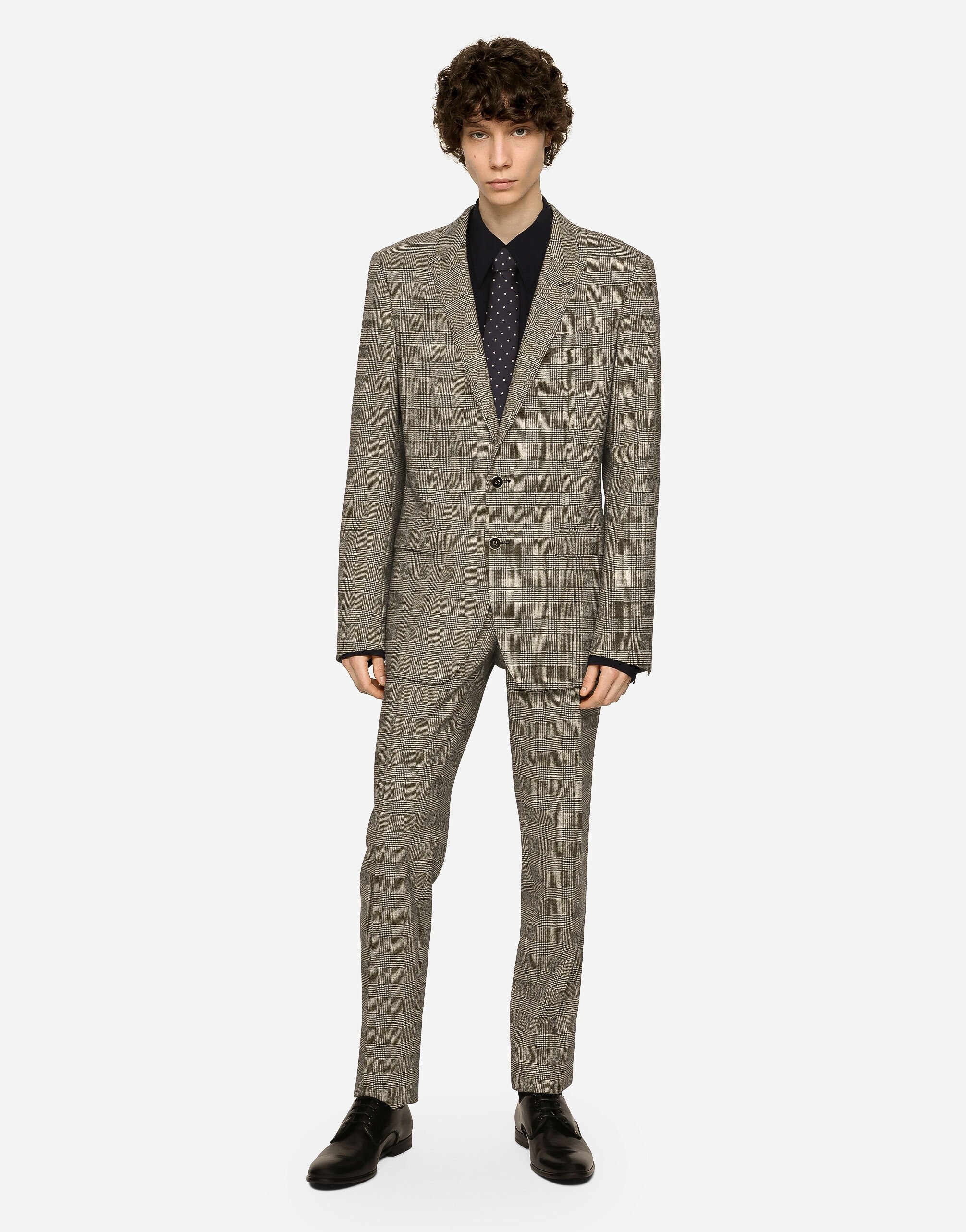 Single-breasted glen plaid Martini-fit suit - 2