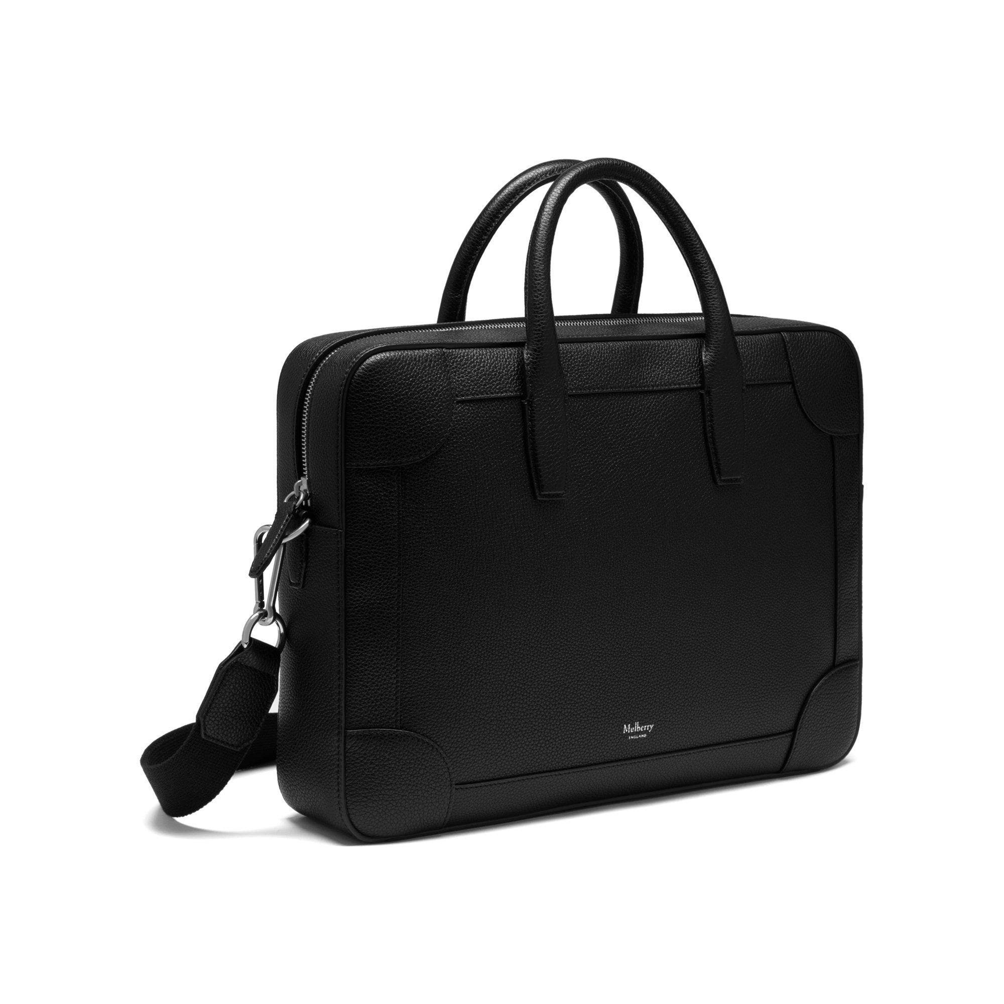 Mulberry Belgrave Leather Briefcase in Black at Nordstrom - 3