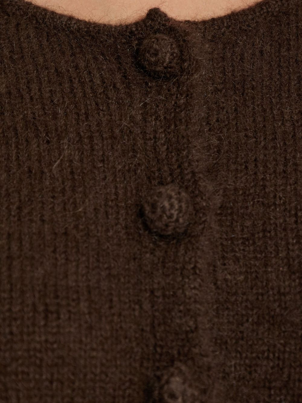 button-detailed ribbed skirt - 5
