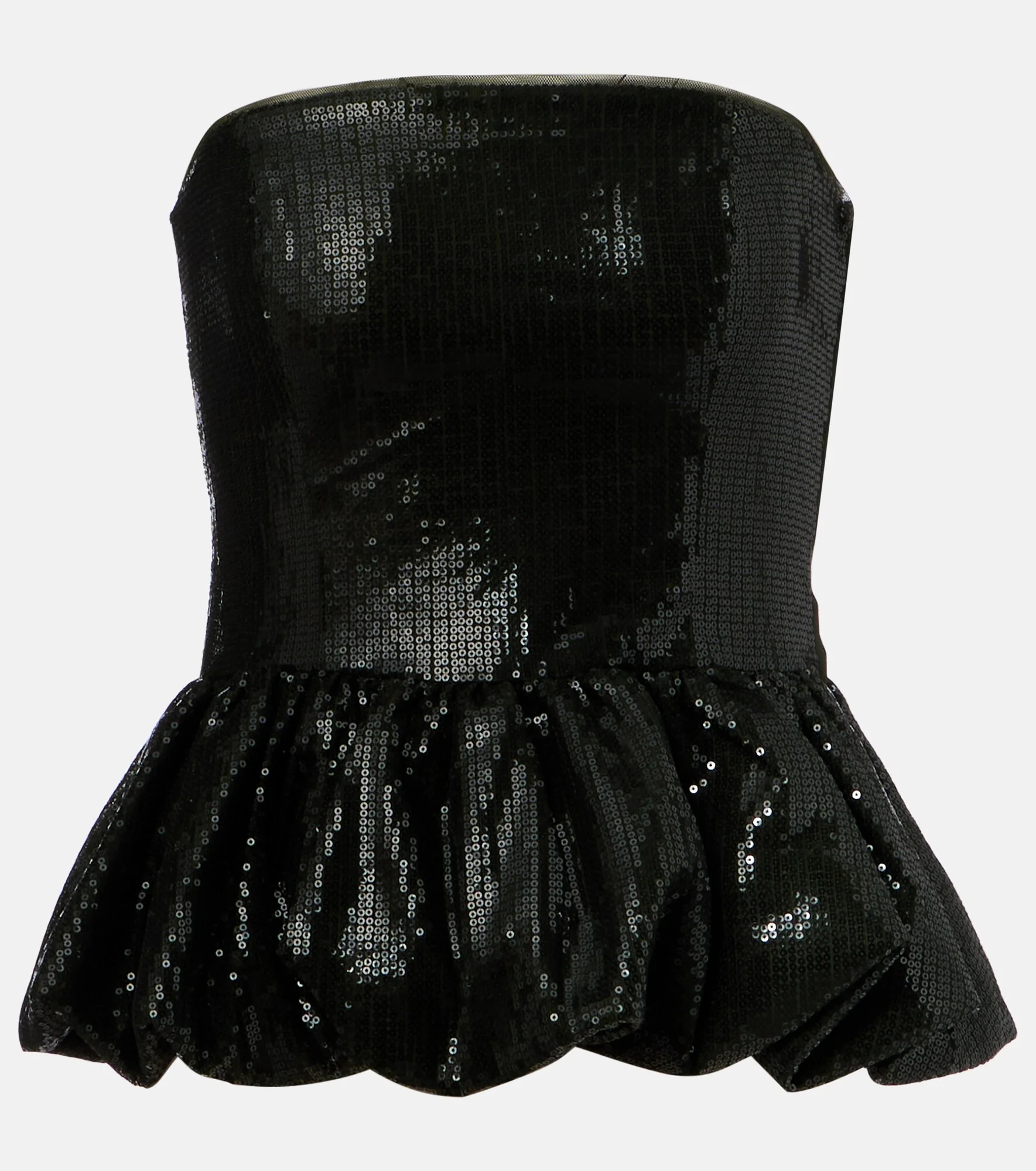 Sequined peplum top - 1