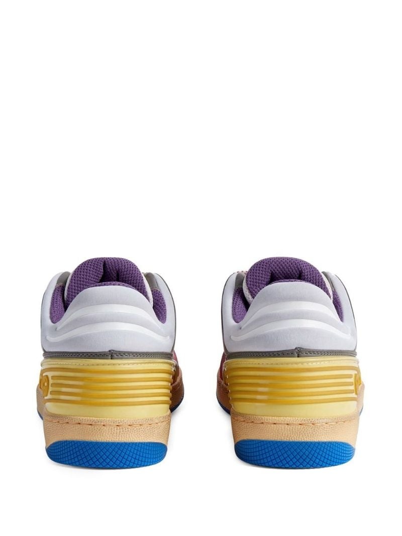Basket panelled sneakers - 3