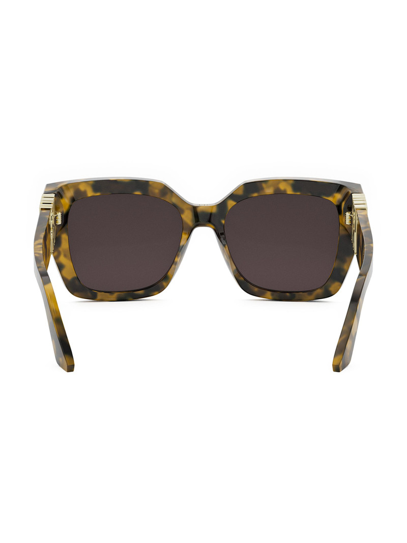 Women's MissDior S2I Square Sunglasses - Brown Blonde Havana 5