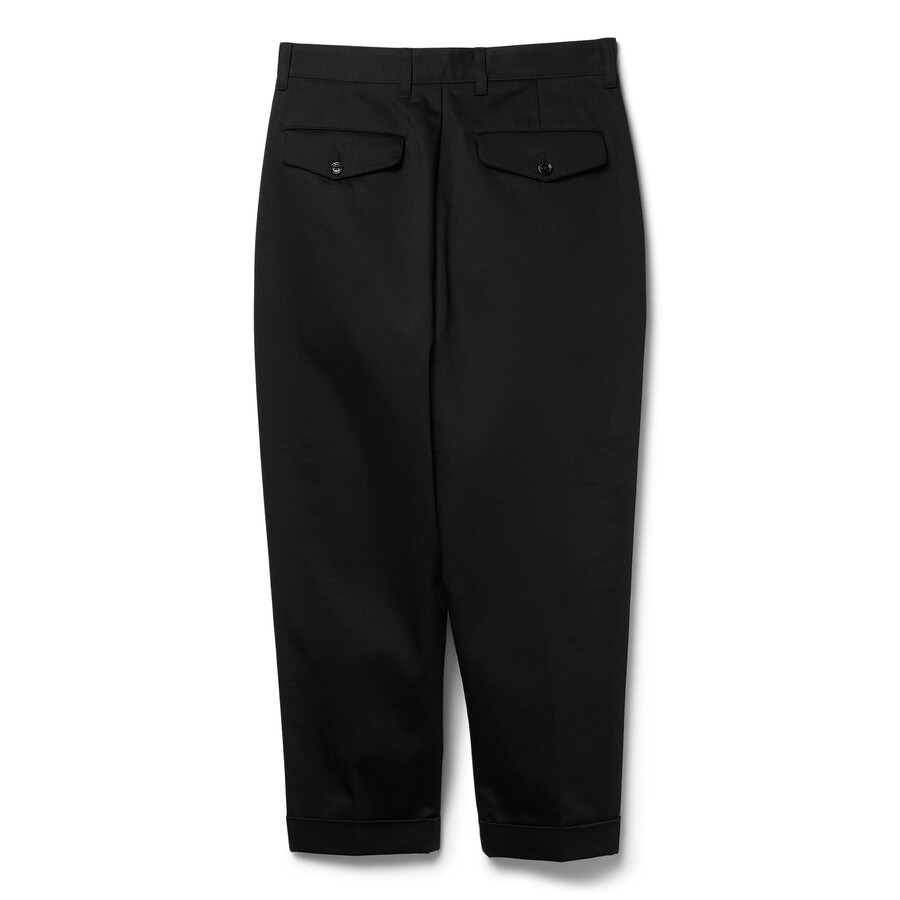 Ami Paris Men's Black Carrot Oversized Trousers - 2