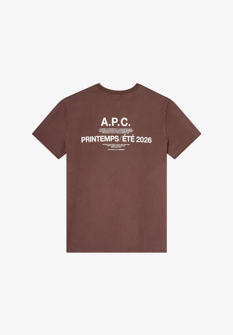 A.P.C. APC PRINTEMPS 26 T-SHIRT outlook