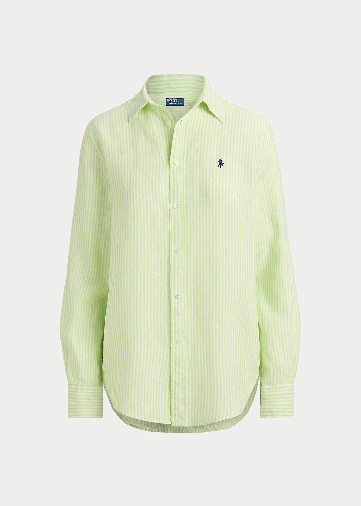 Classic Fit Striped Linen Shirt - 1