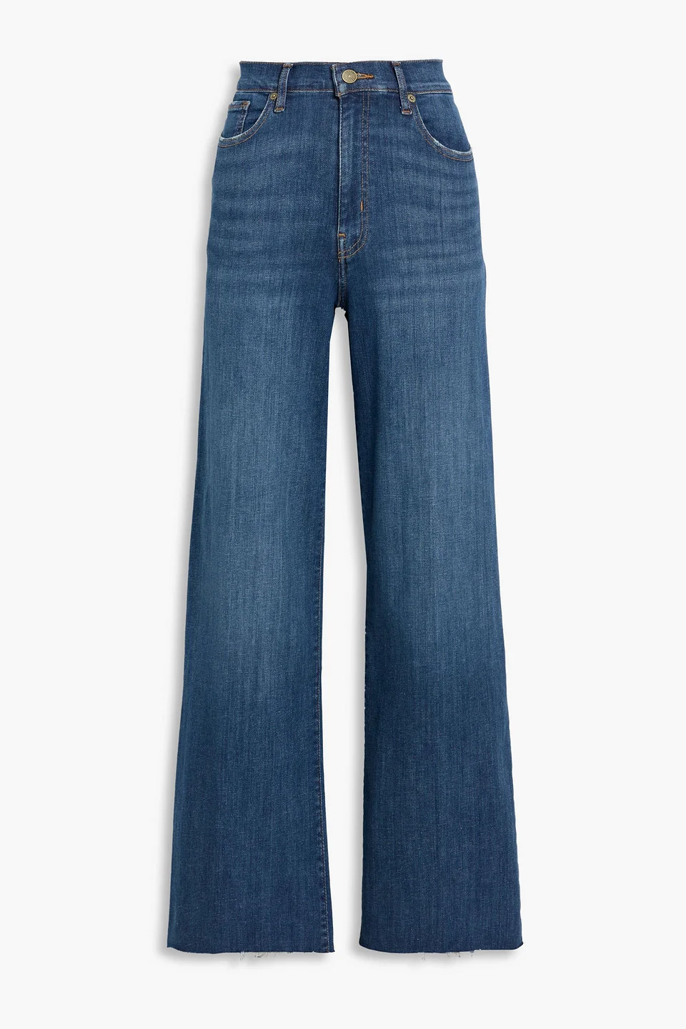 Le Slim Palazzo high-rise wide-leg jeans - 1