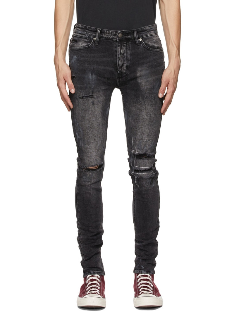 Black Van Winkle Burnt Jeans 1
