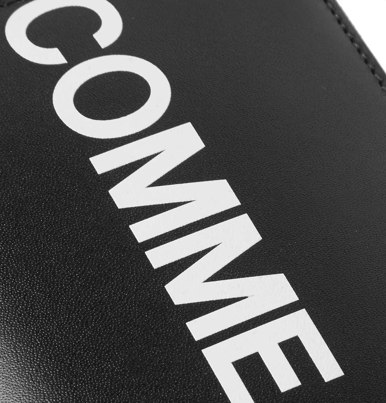 財布・小物その他 COMME des GARCONS Logo print wallet Comme Des Garçons Wallet logo-print bi-fold Wallet | Black