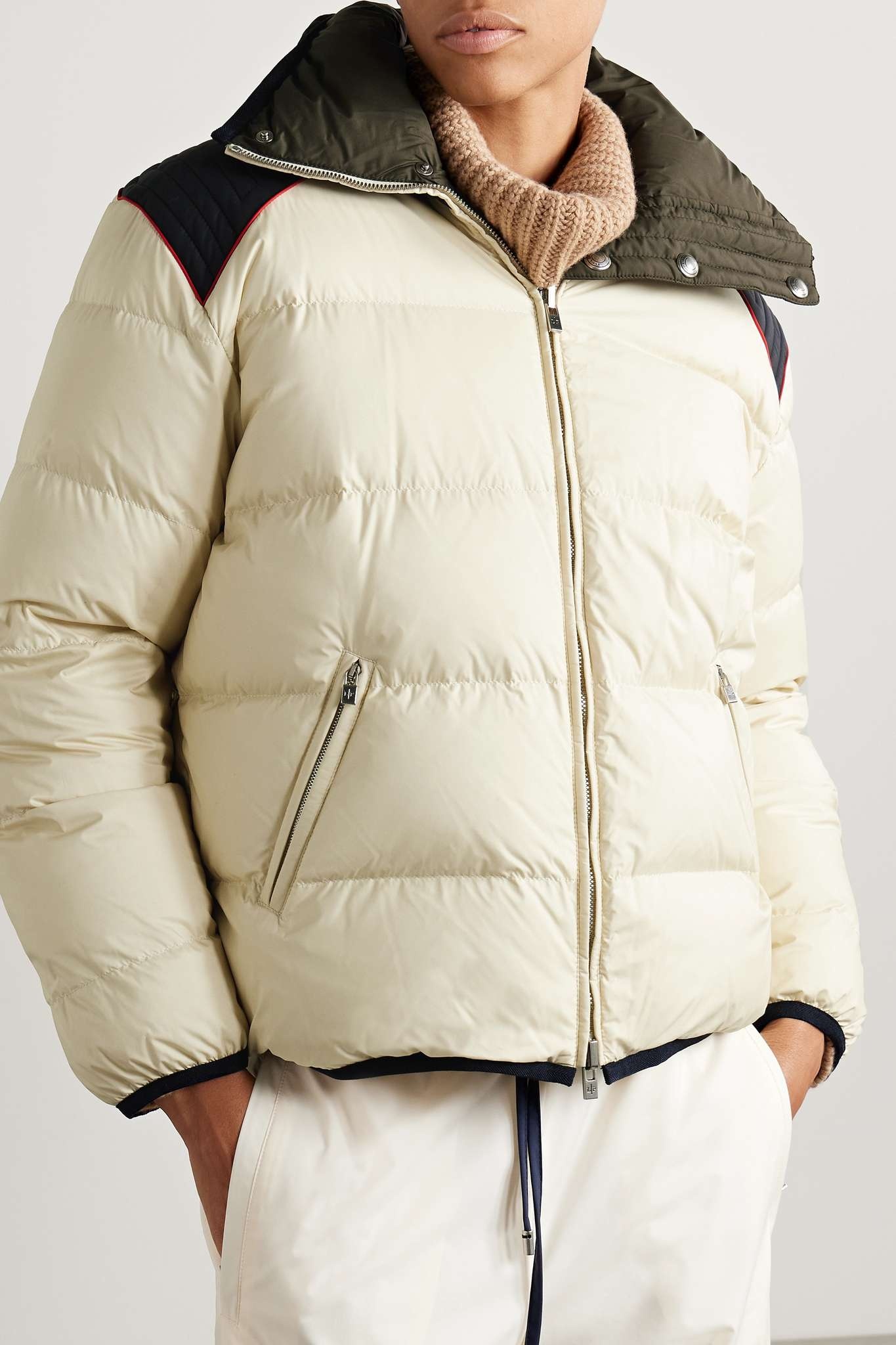 Mitty reversible two-tone quilted shell down jacket - 5