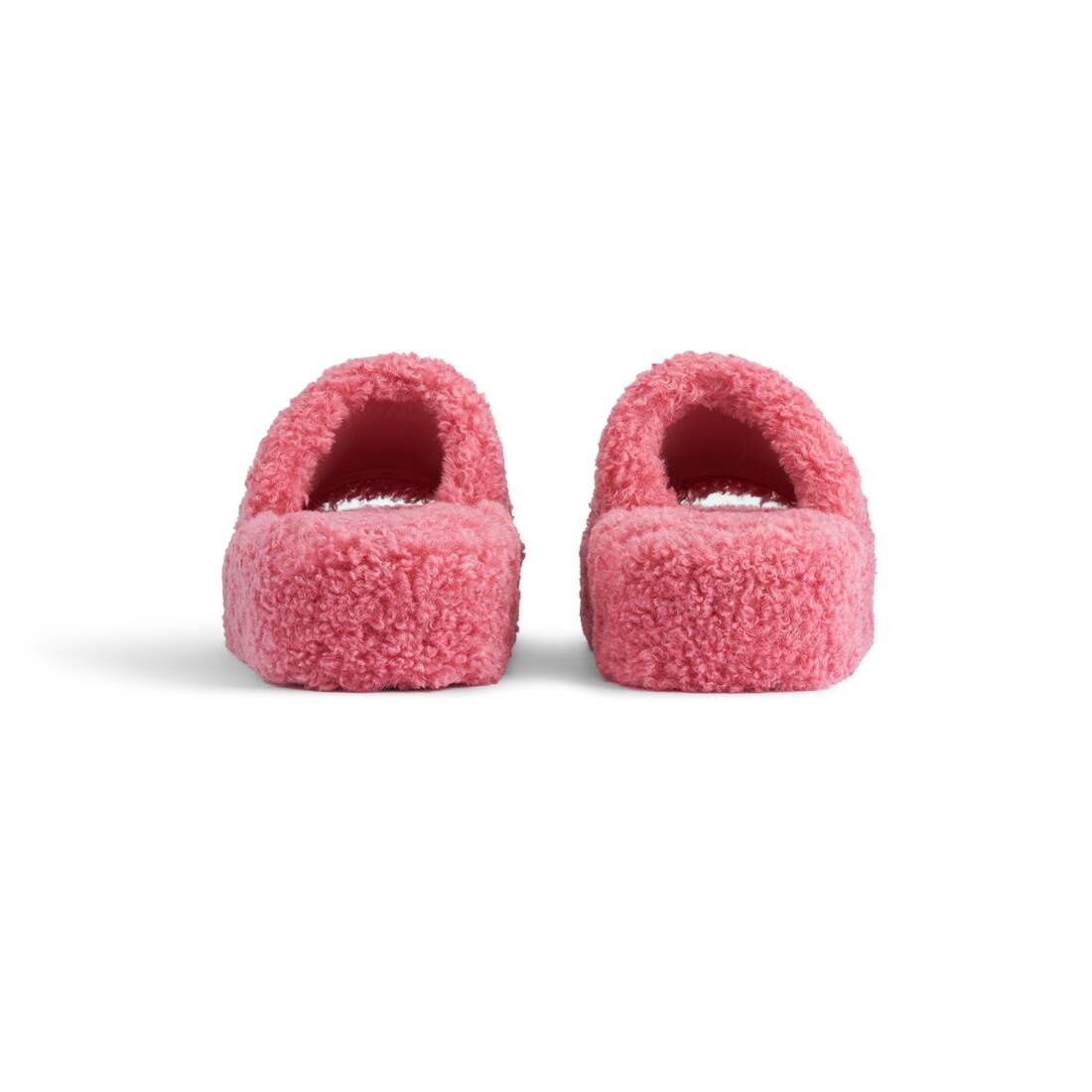Women's Furry Platform Sandal  in Pink - 5