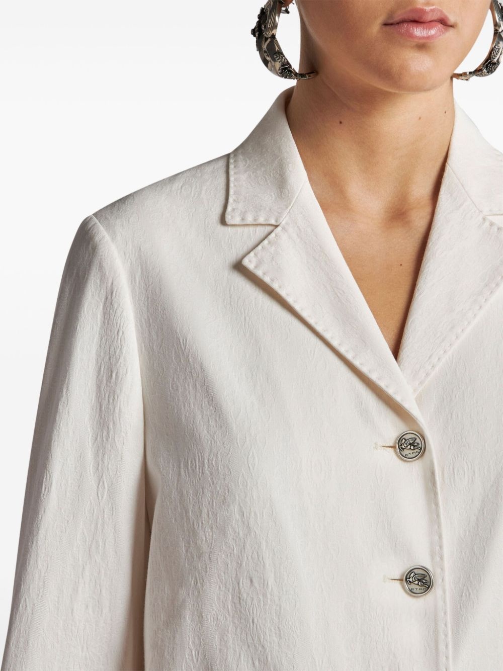 jacquard-pattern jacket - 4