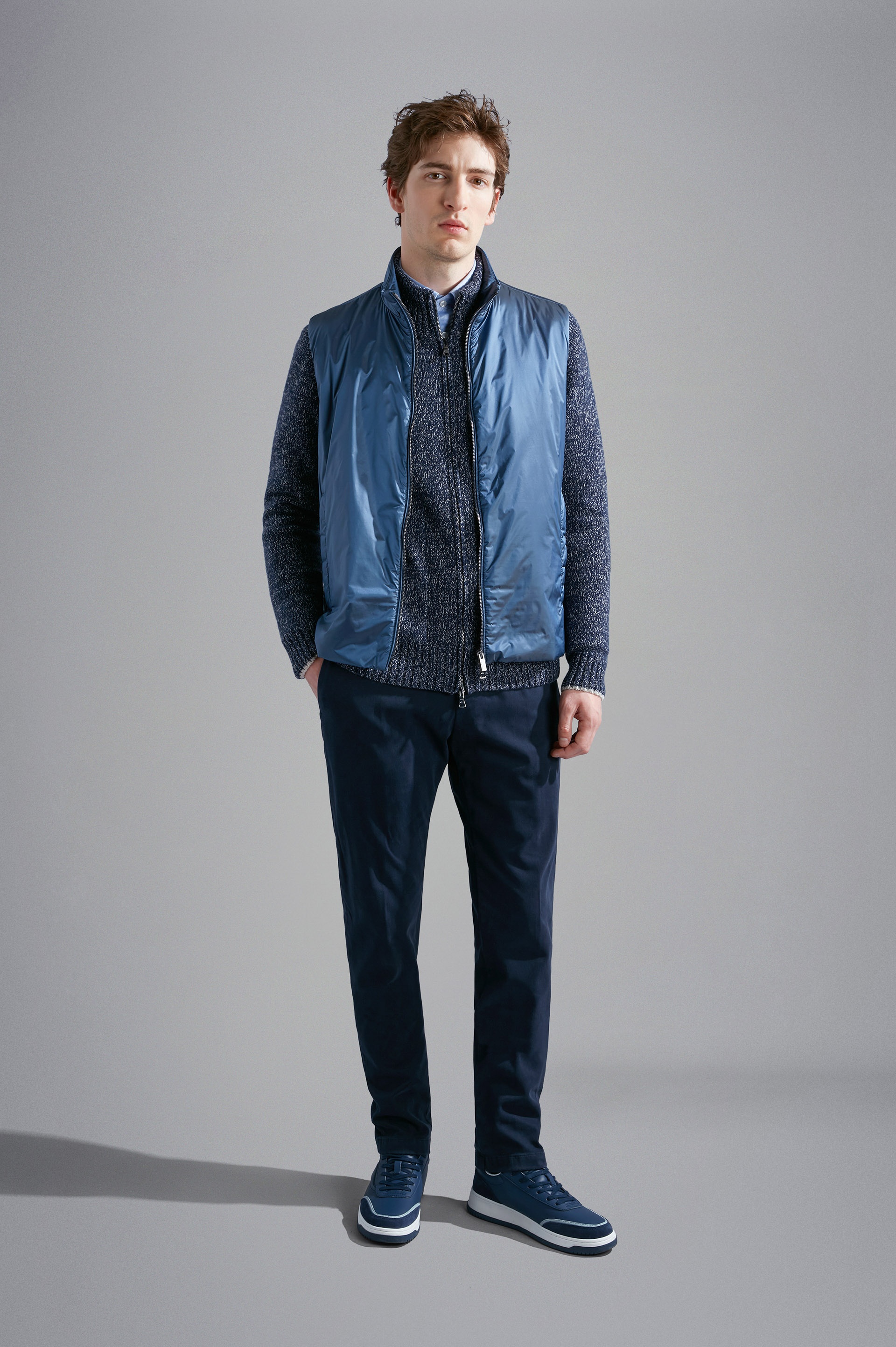 COTTON SHIRT WITH MICRO-PATTERN - 2