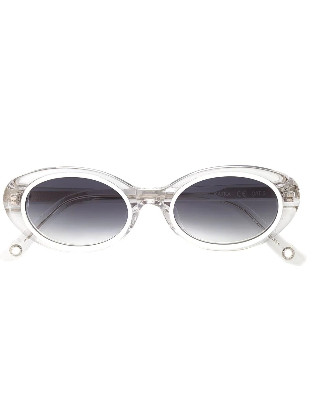 Katka oval-frame sunglasses - 1