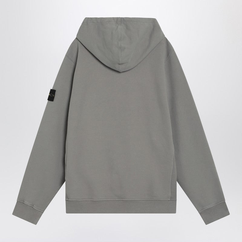Stone Island Grey Cotton Hoodie Men - 2
