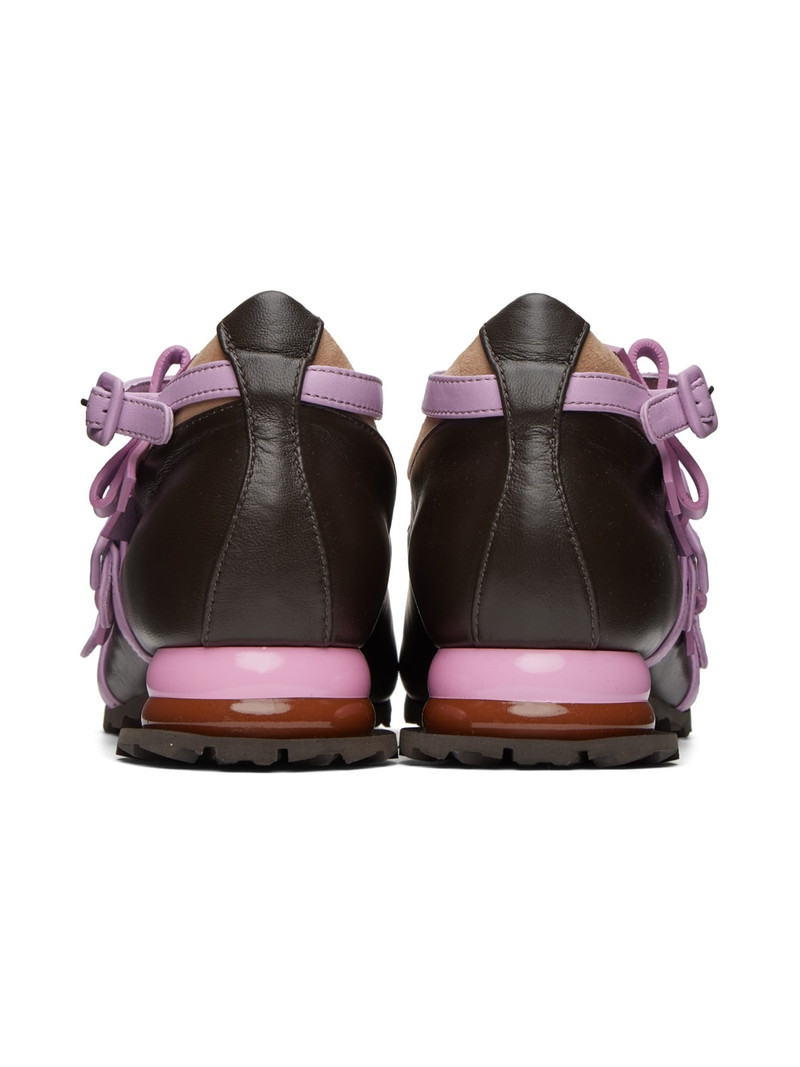 Brown & Purple Hybrid Sneakers 2