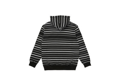 PALACE PRINTED STRIPE HOOD BLACK outlook