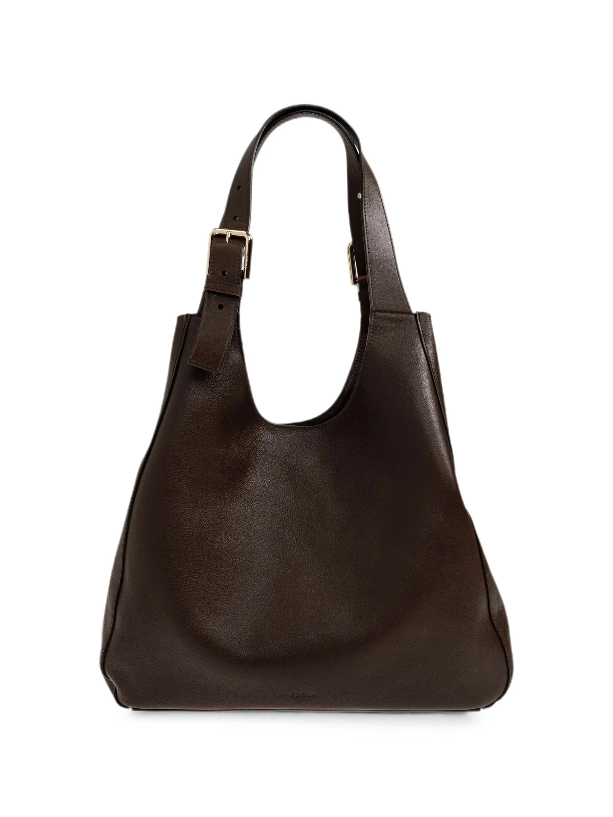 Furla Buckle-detail Leather Shoulder Bag - 1