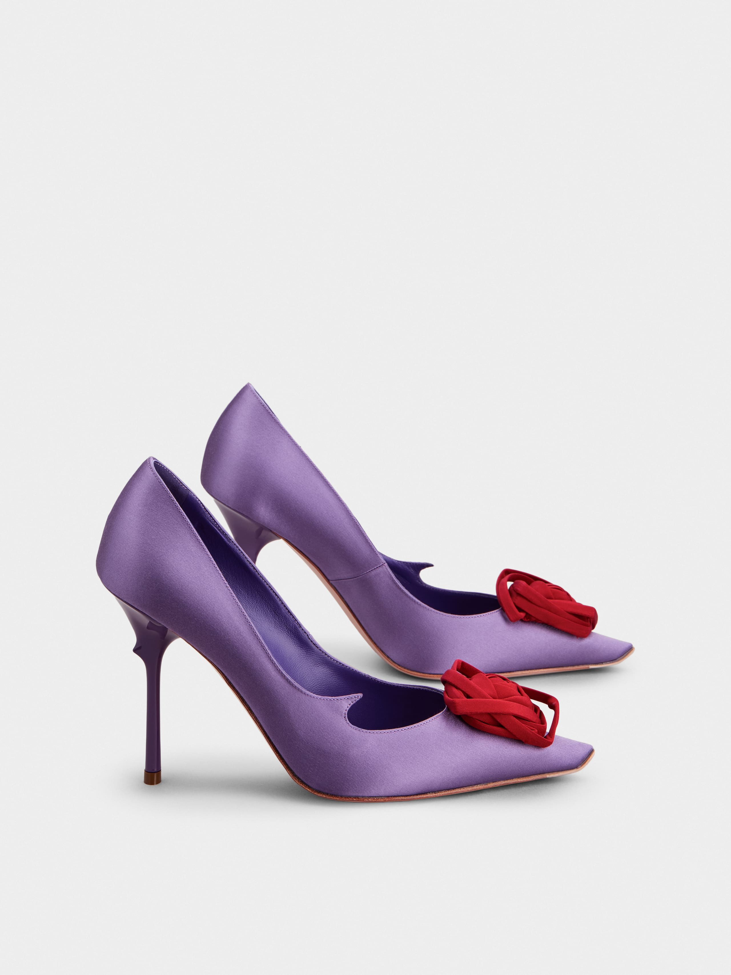 Rose Vivier Pumps in satin - 2