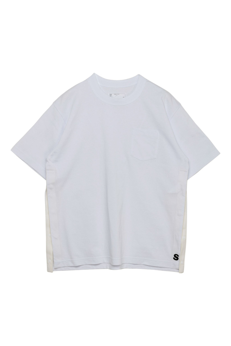 sacai s Cotton Jersey T-Shirt outlook
