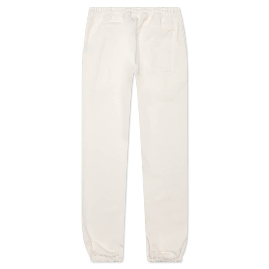 RHUDE TERRY SWEATPANT - VINTAGE WHITE - 2