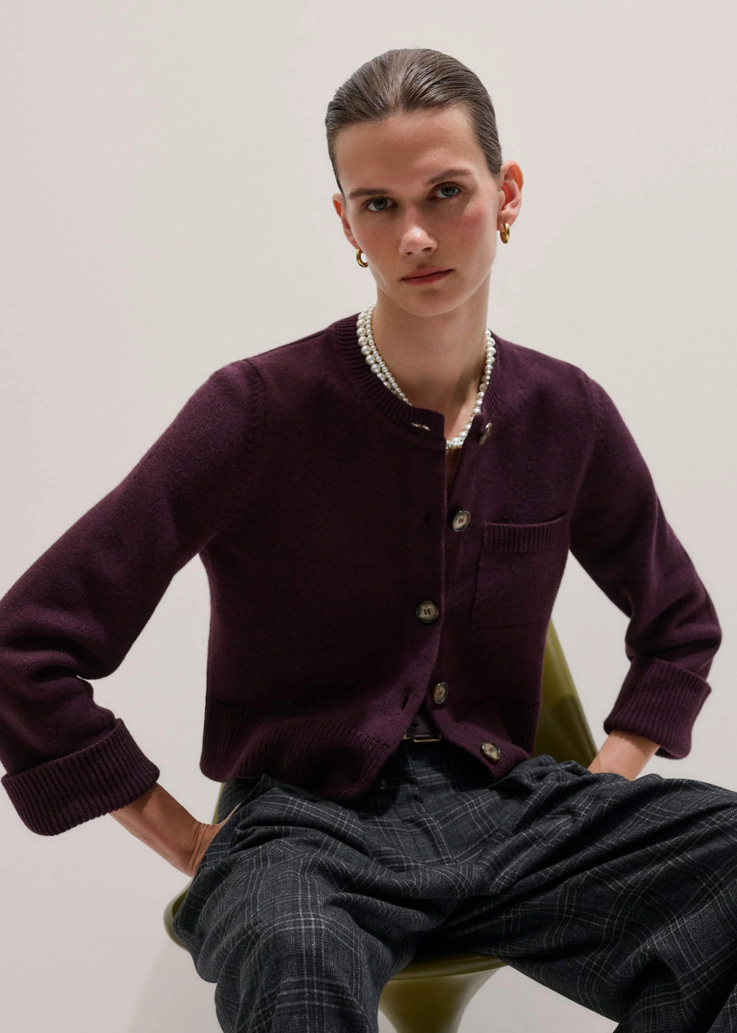 Straight Cardigan - 1