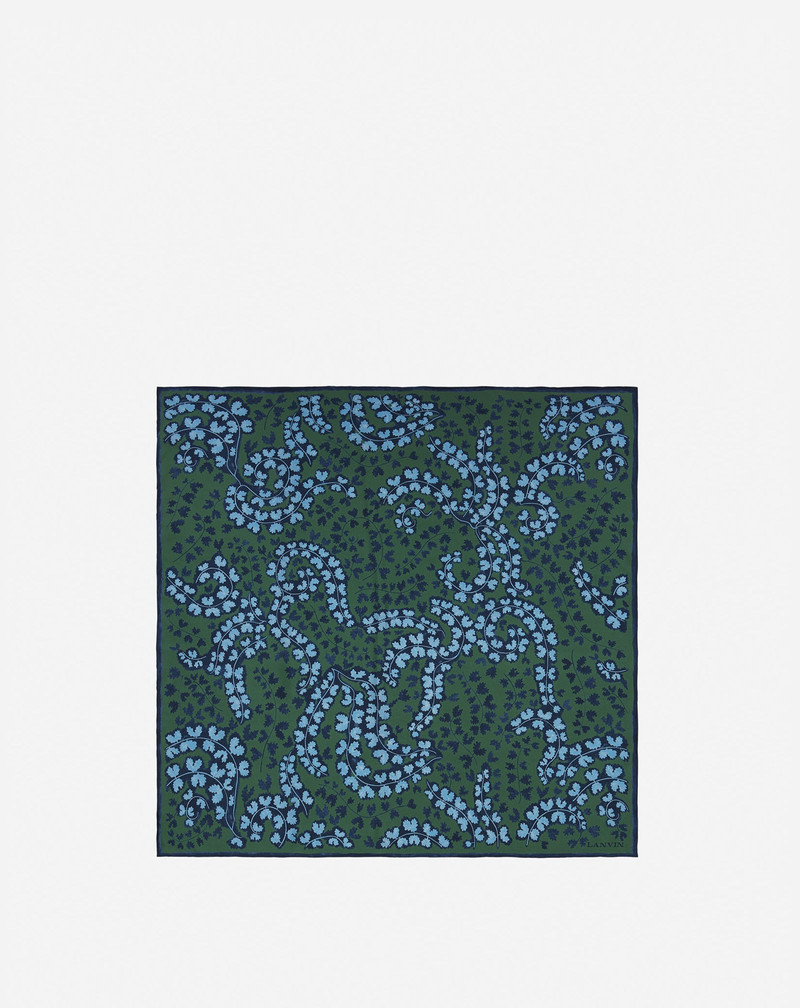LANVIN ÉTÉ SILK SCARF WITH A RATEAU PRINT 1