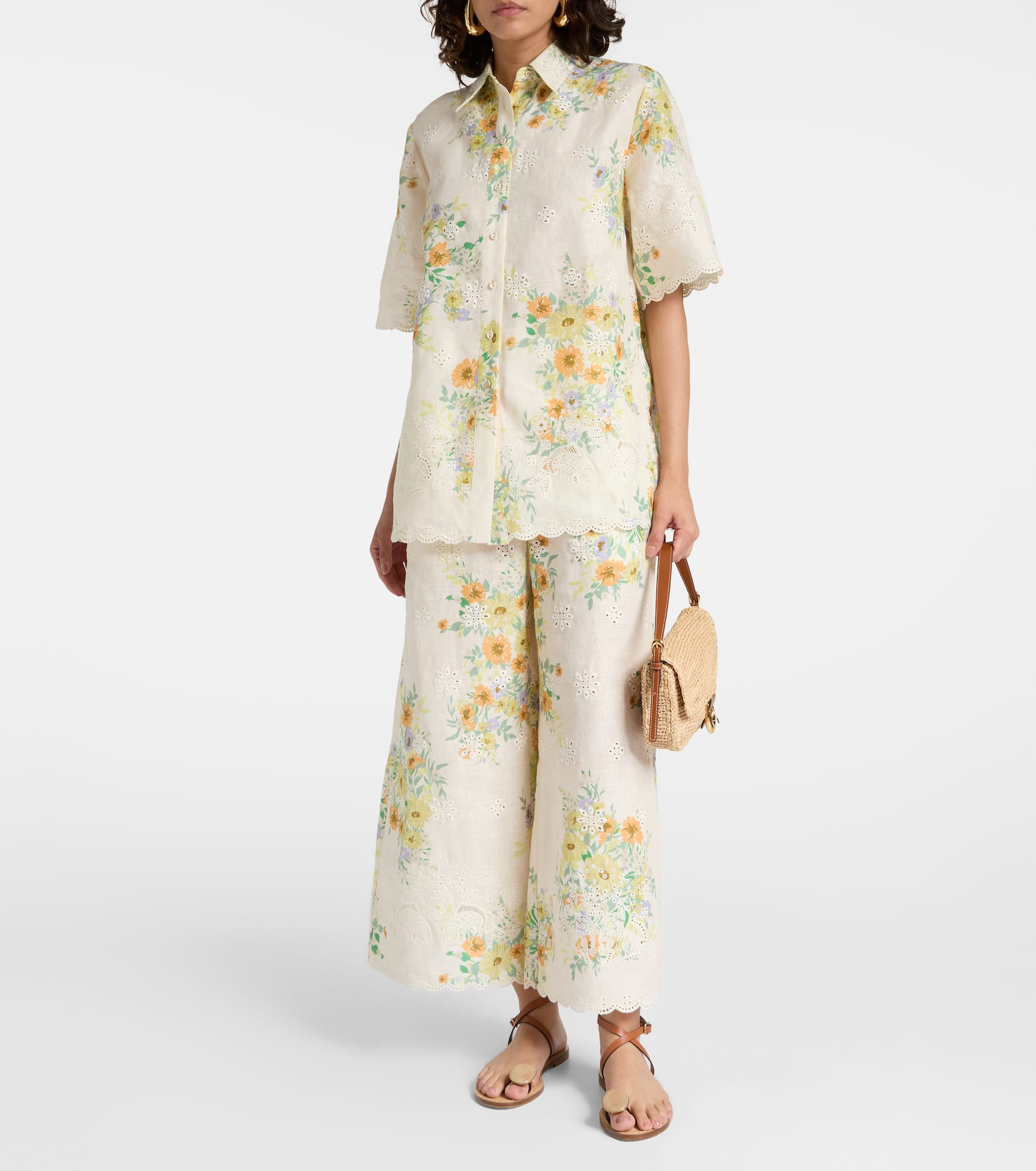Juliette floral linen shirt - 2