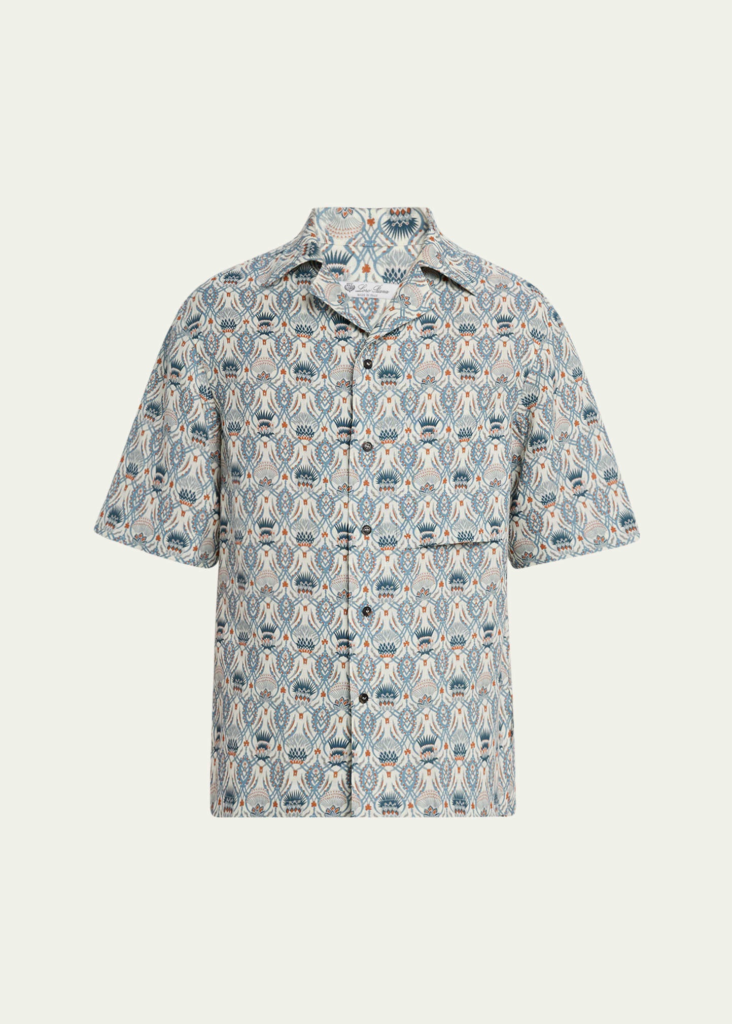 Men's Federico Linen Camp Shirt - 1