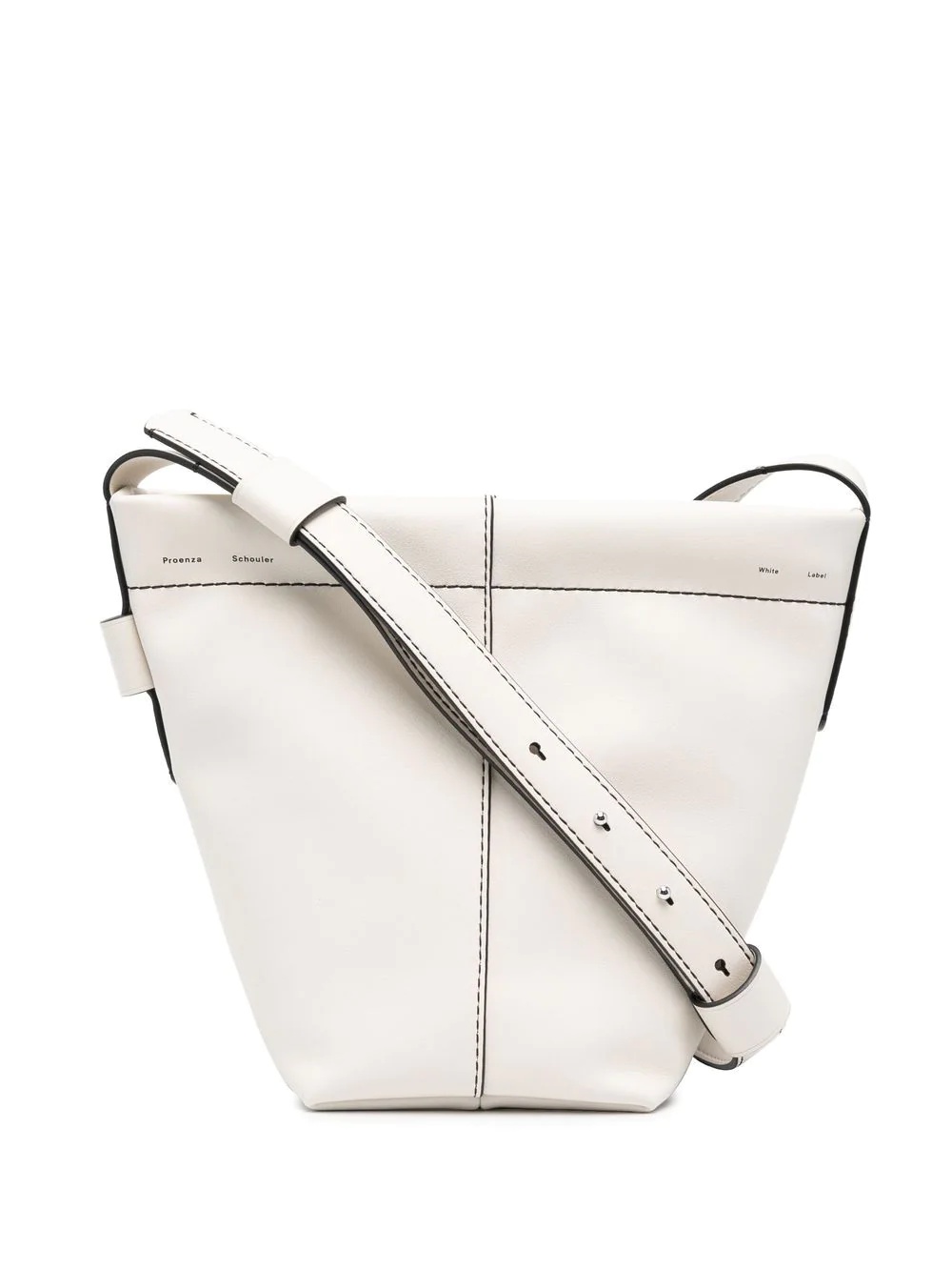 zipper crossbody bucket bag - 1