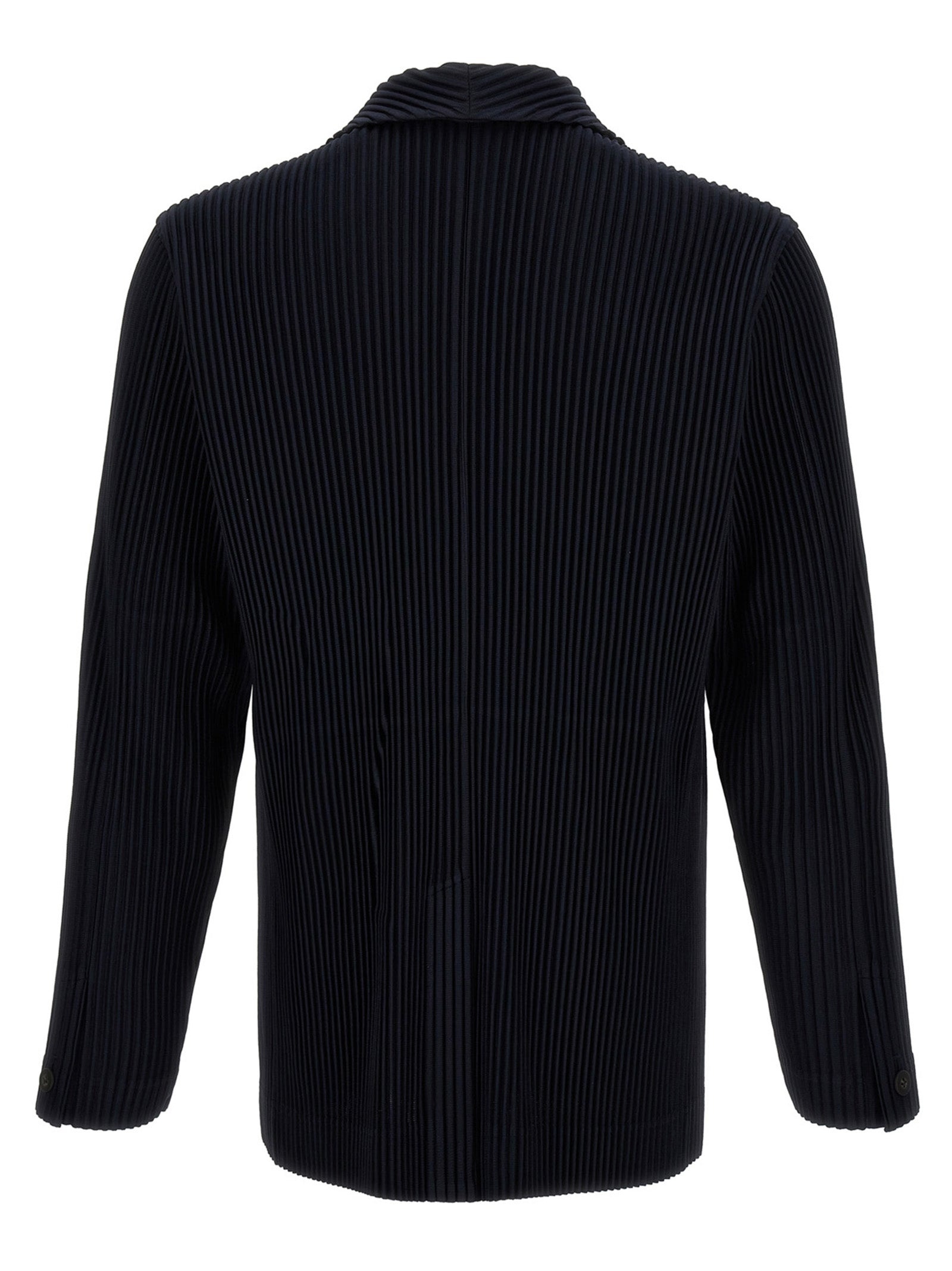 Homme Plisse' Issey Miyake Men Single-Breasted Pleated Blazer - 2