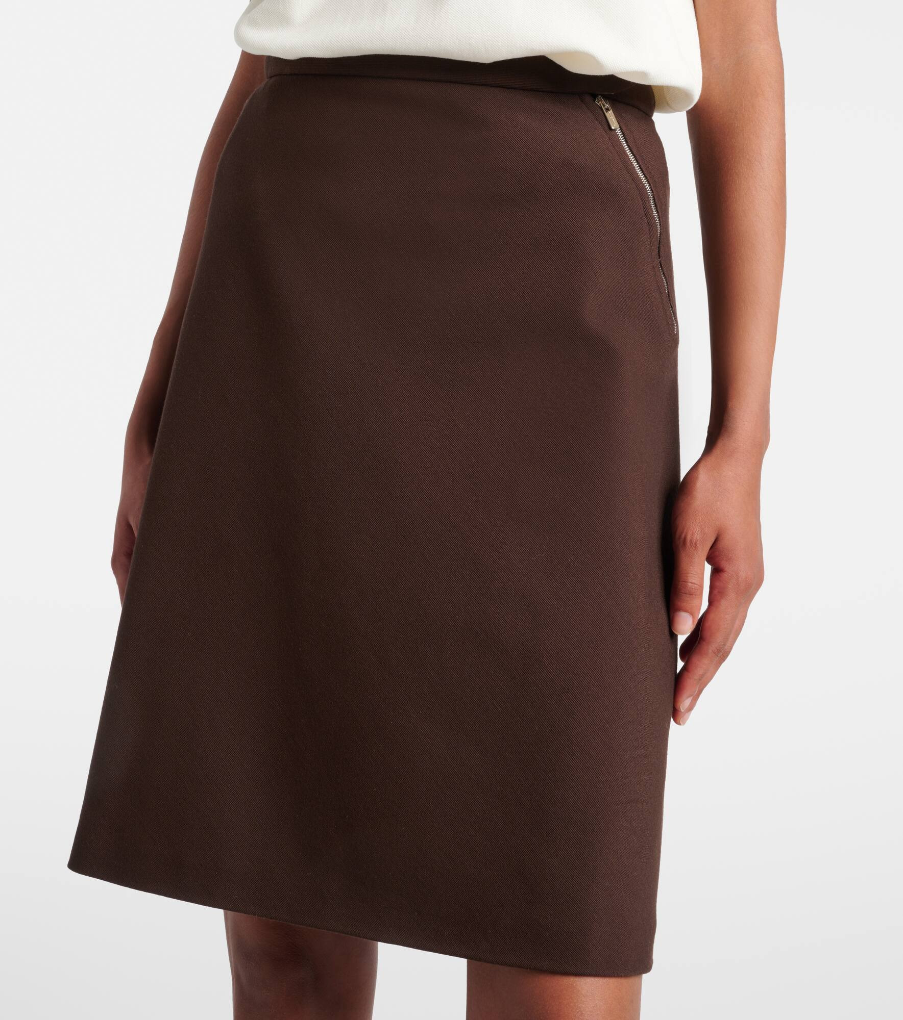 Logo midi skirt - 6