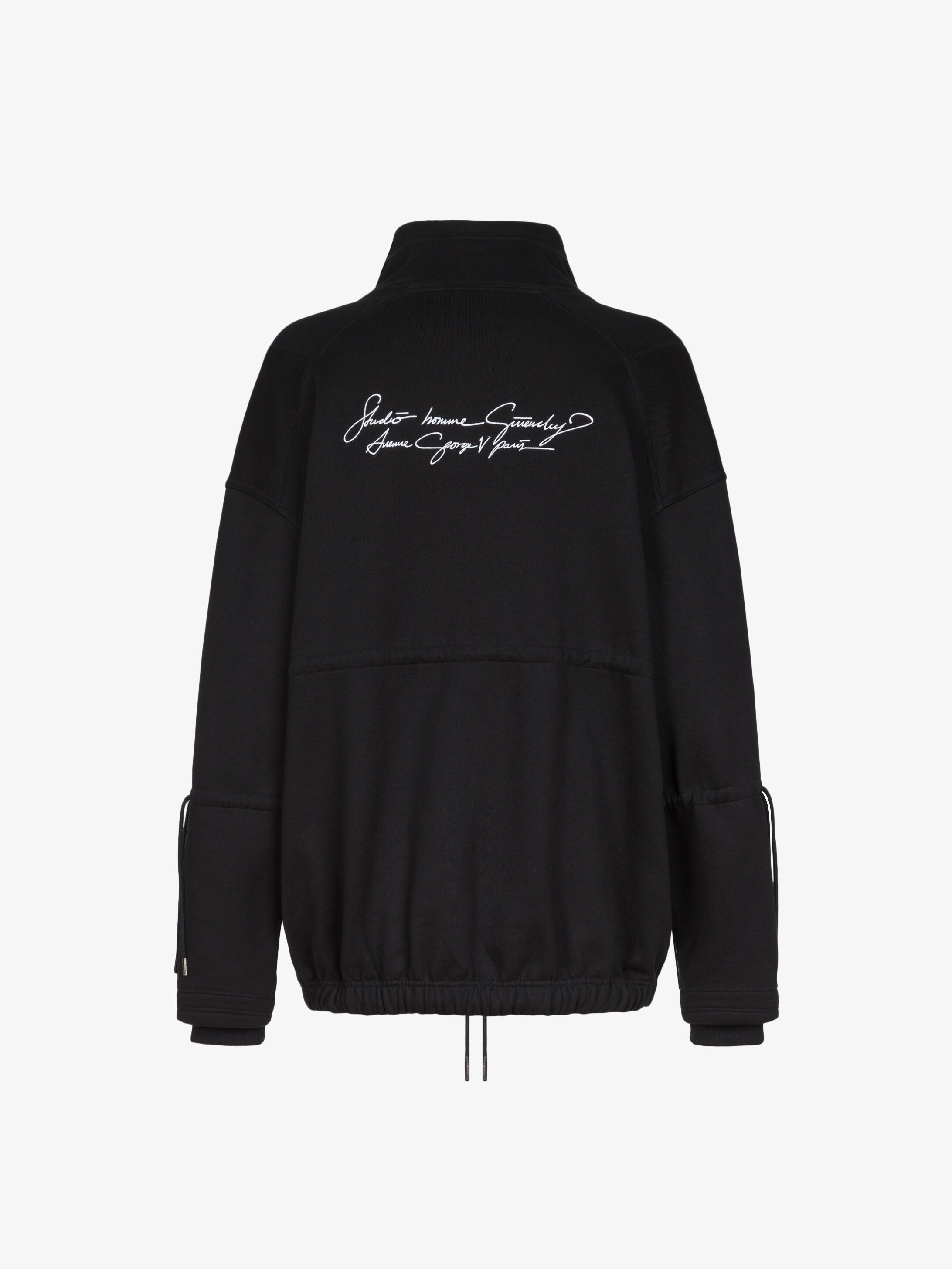 GIVENCHY ADDRESS band oversized lace up sweatshirt - 5