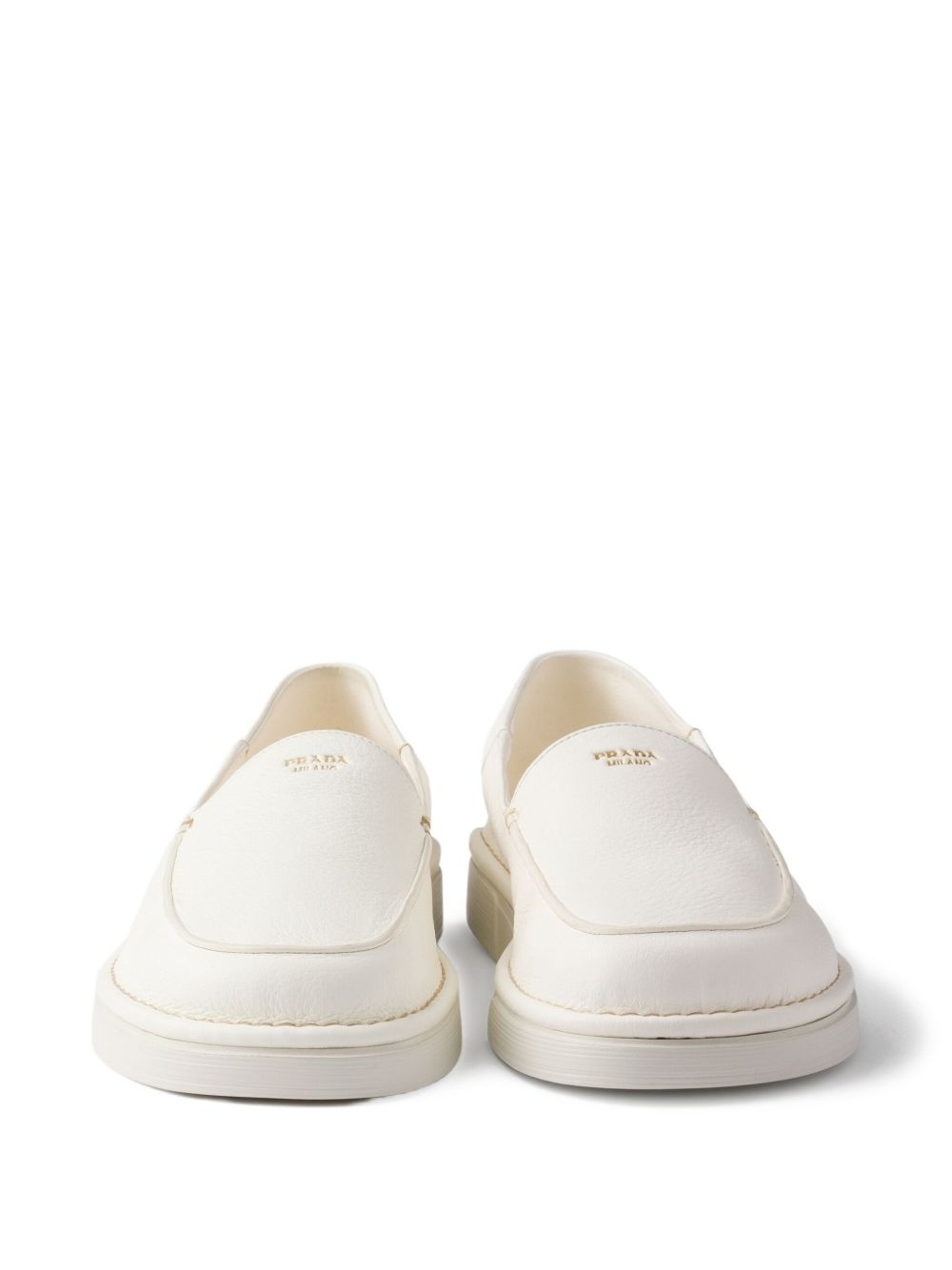 slip-on leather shoes - 5
