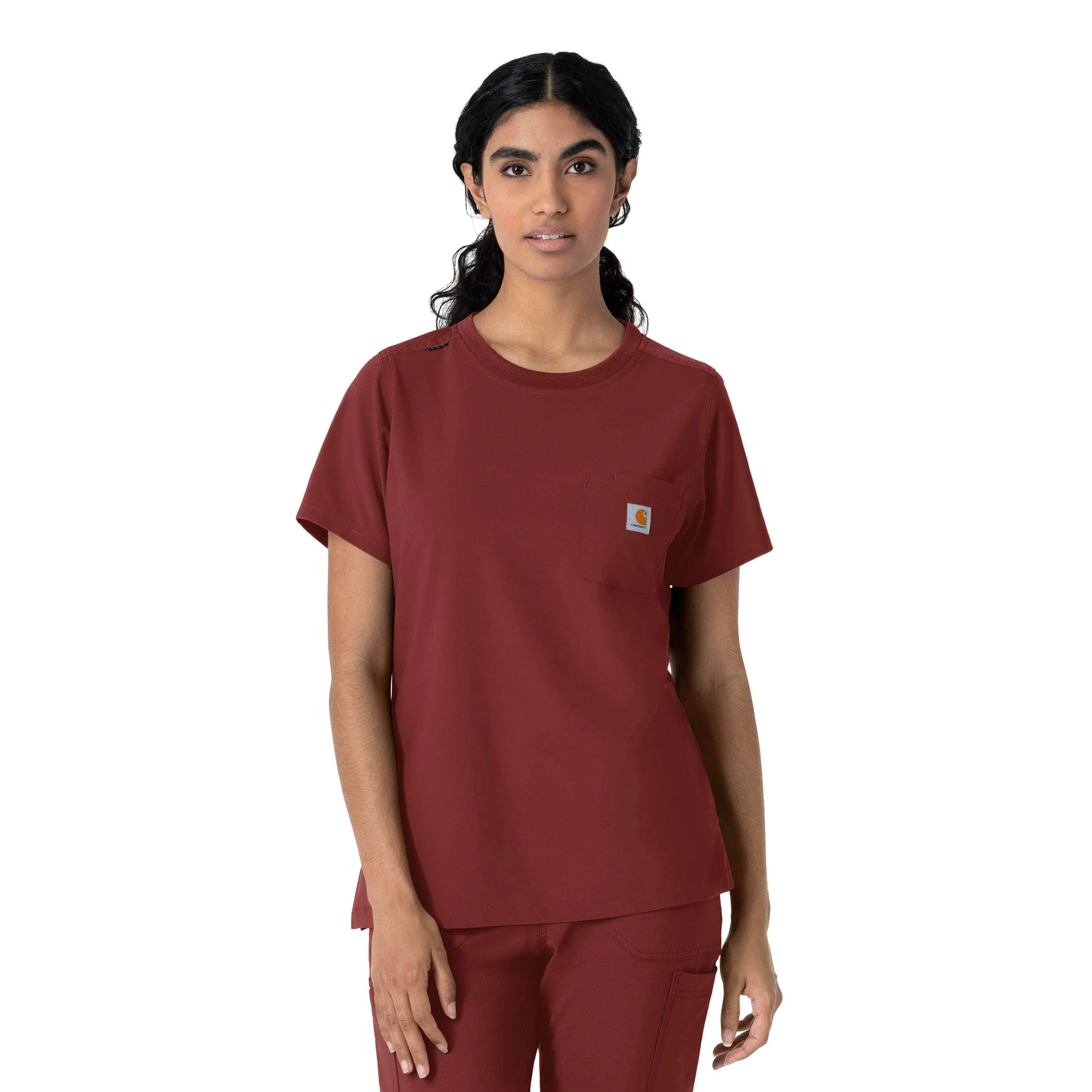 Women's Force Cross-Flex Crew Neck Scrub Top - 1